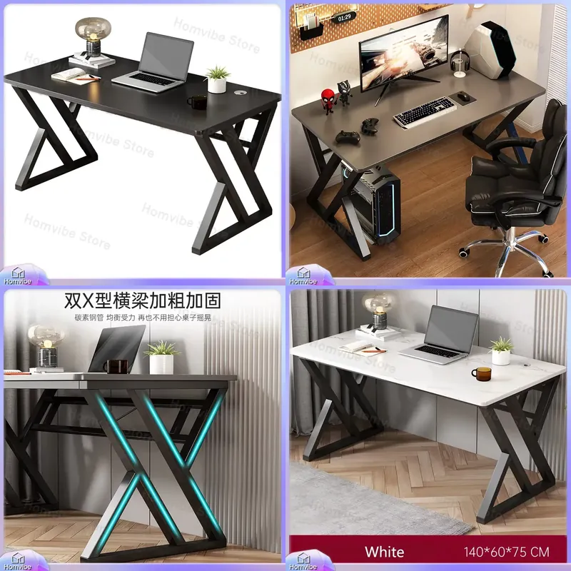 Esports Gaming Setup - Modern Minimalist Computer Desk for Home