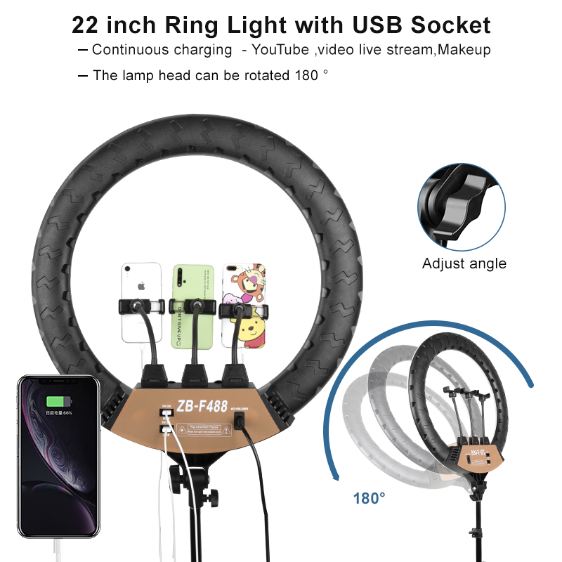 22inch Ring lamp Dimmable Ring - Webcam Ring Light review and price