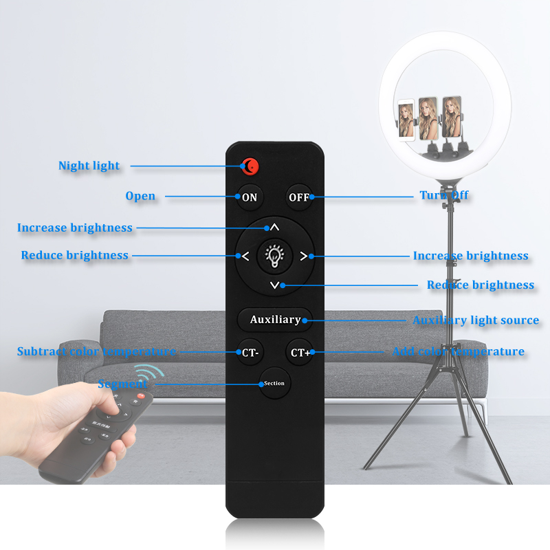 22inch Ring lamp Dimmable Ring - Webcam Ring Light review and price