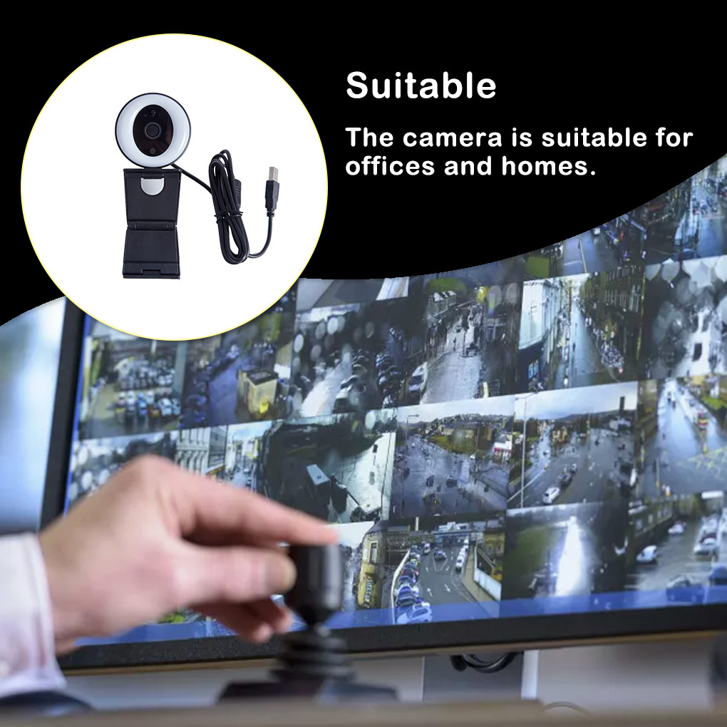 2K High-definition Live Stream - Webcam Ring Light review and price