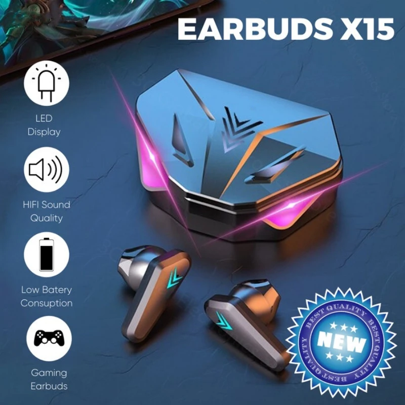 1PCS X15 TWS X15 Pro Wireless  - Esports Gaming Phone review and price