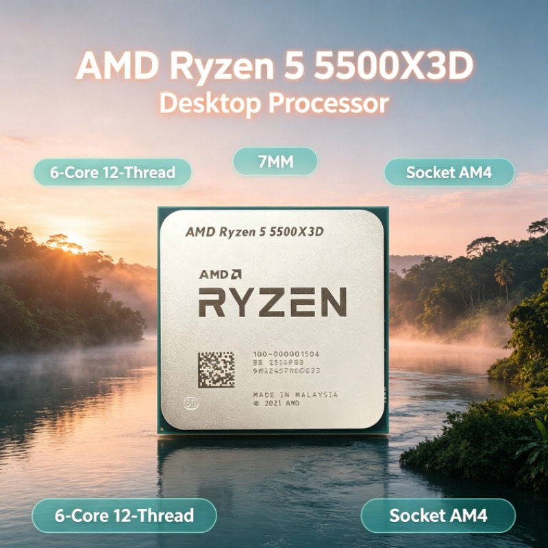 AMD Ryzen 5 5500X3D Gaming CPU - Amd Cpu Ryzen 5 review and price