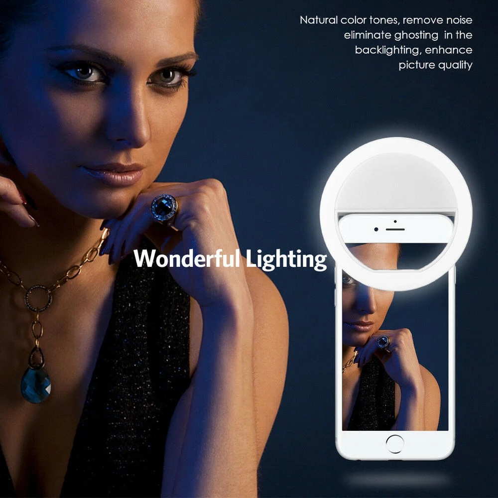 1pc USB Charge Cable LED Selfi - Webcam Ring Light review and price