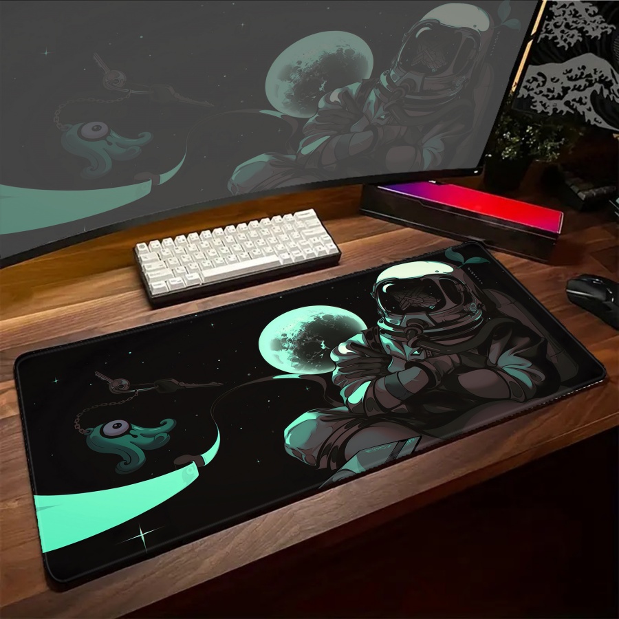 Art Astronaut Mousepad Cute Bi - Esports Gaming Setup review and price