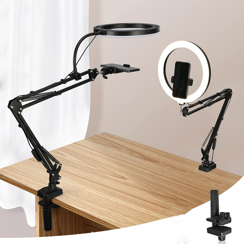 Ring Light with Stand and Phon - Webcam Ring Light review and price