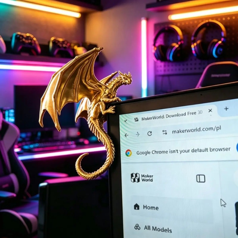 Cool Lying Dragon Figurine Mon - Esports Gaming Setup review and price