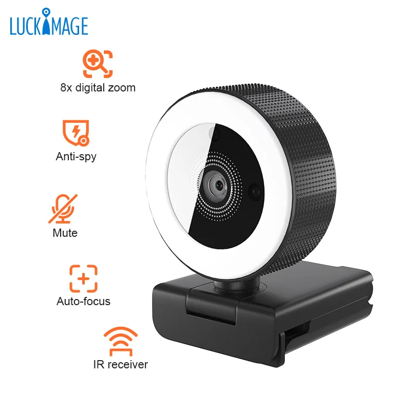 Best Seller Auto Focus Web Cam - Webcam Ring Light review and price