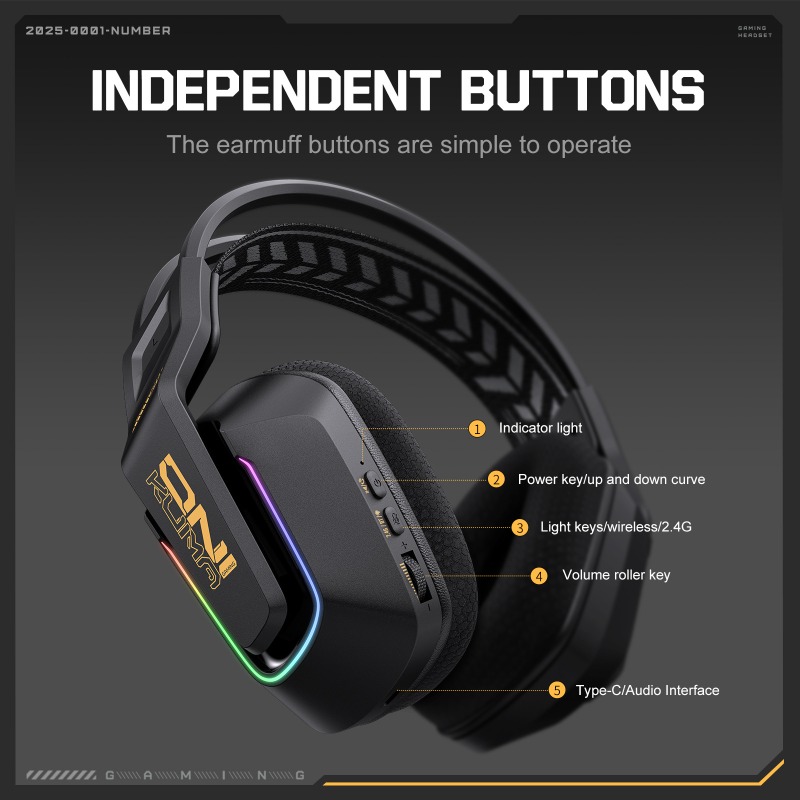 ONIKUMA GT828 Gaming Headset 4 - Esports Gaming Gear review and price