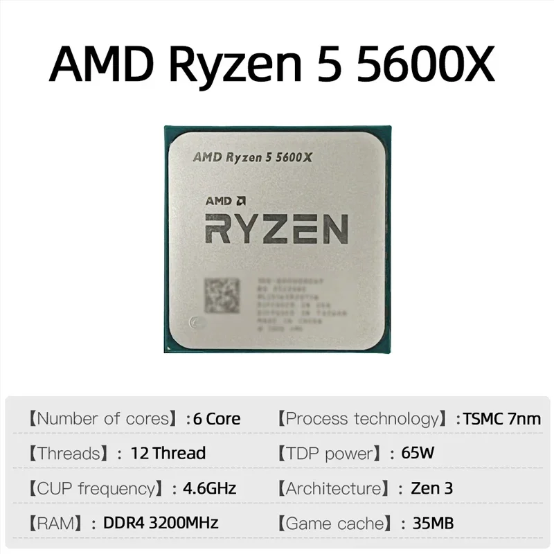 AMD Ryzen 5 5600X AMD R5 5600X - Amd Cpu Ryzen 5 review and price