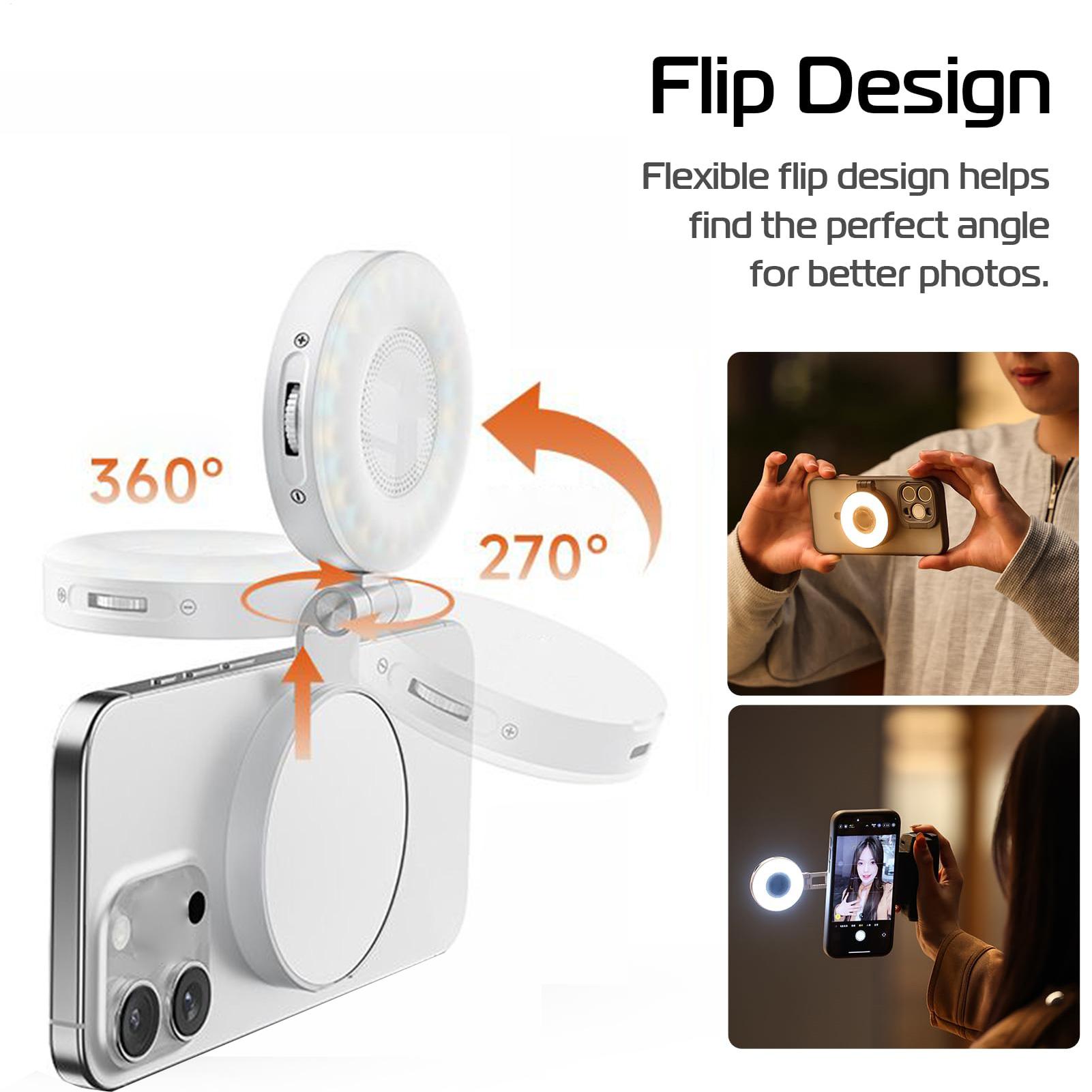 Portable Selfie Light Clip On  - Webcam Ring Light review and price