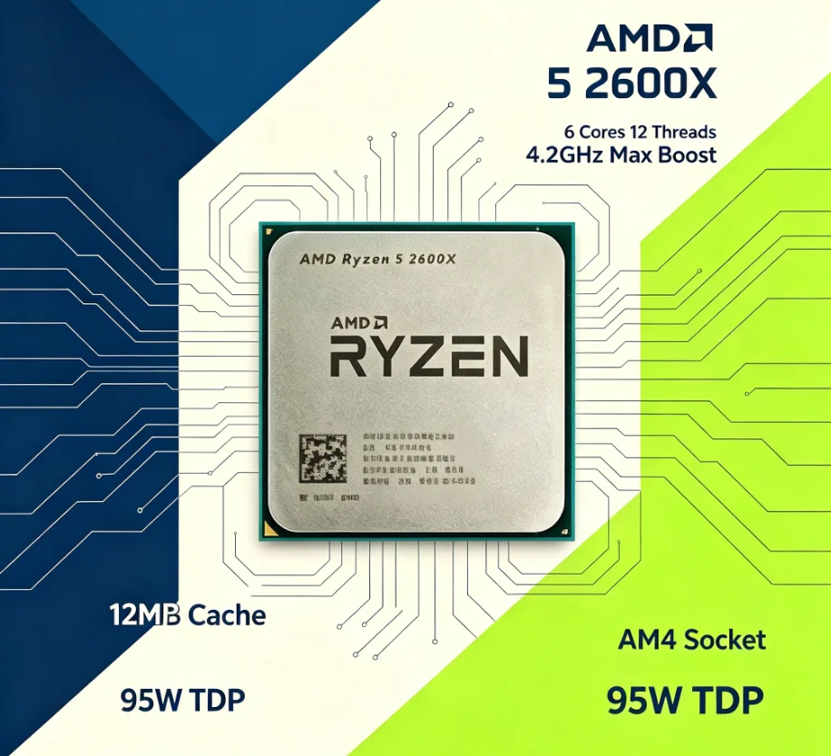 AMD R5 2600X 12nm AM4 Desktop  - Esports In Gaming review and price