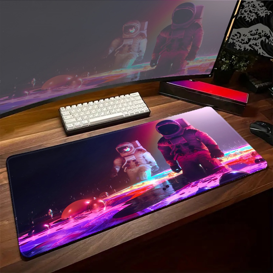 Art Astronaut Mousepad Cute Bi - Esports Gaming Setup review and price