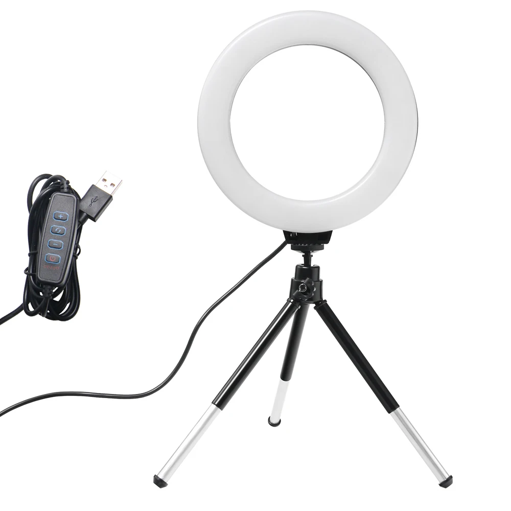 6 Inch Mini Selfie Ring Light  - Webcam Ring Light review and price