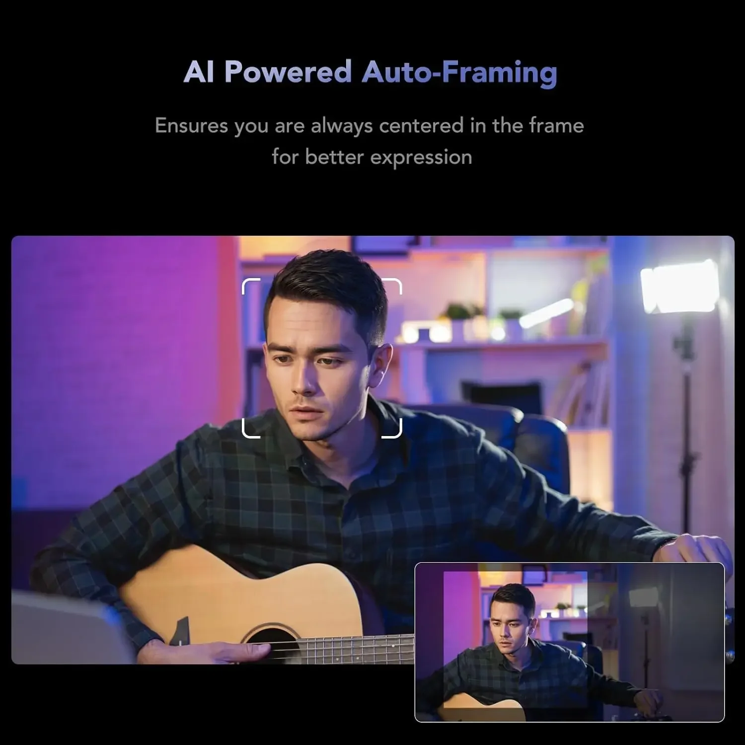 NUROUM V32AFL 4K webcam with m - Webcam Ring Light review and price