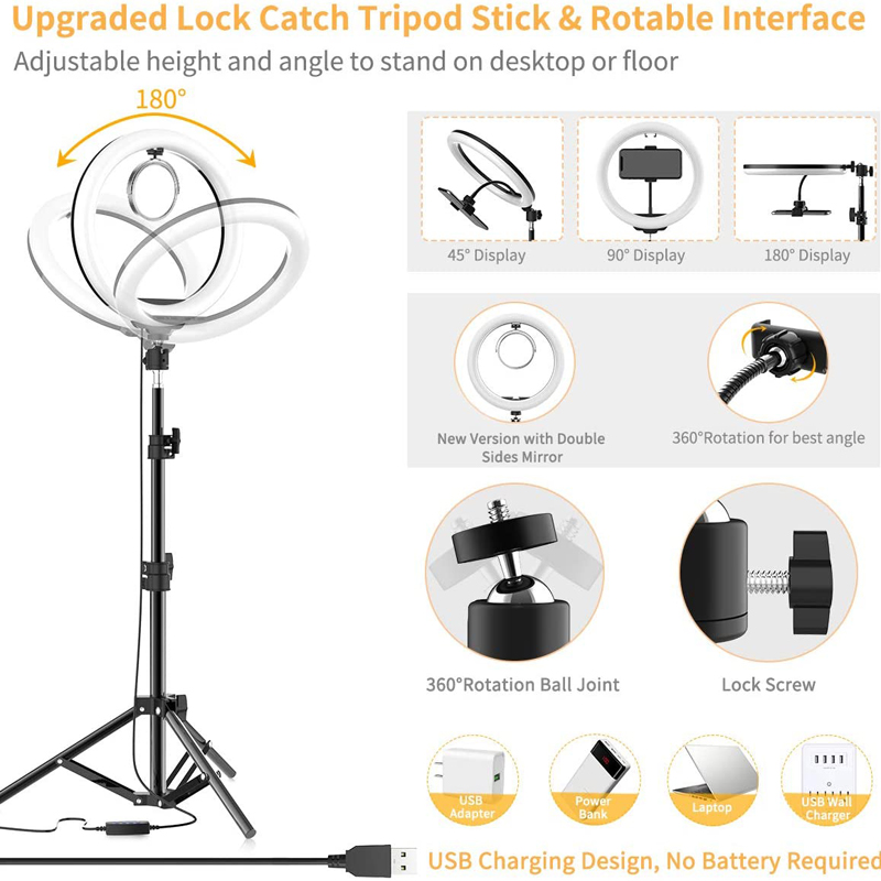16cm 26cm 33cm LED Ring Lights - Webcam Ring Light review and price